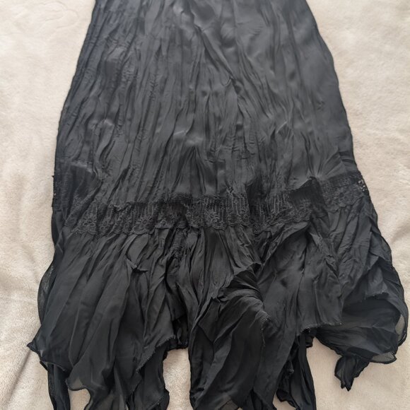 VINTAGE light weight wrinkle skirt - - Picture 4 of 4